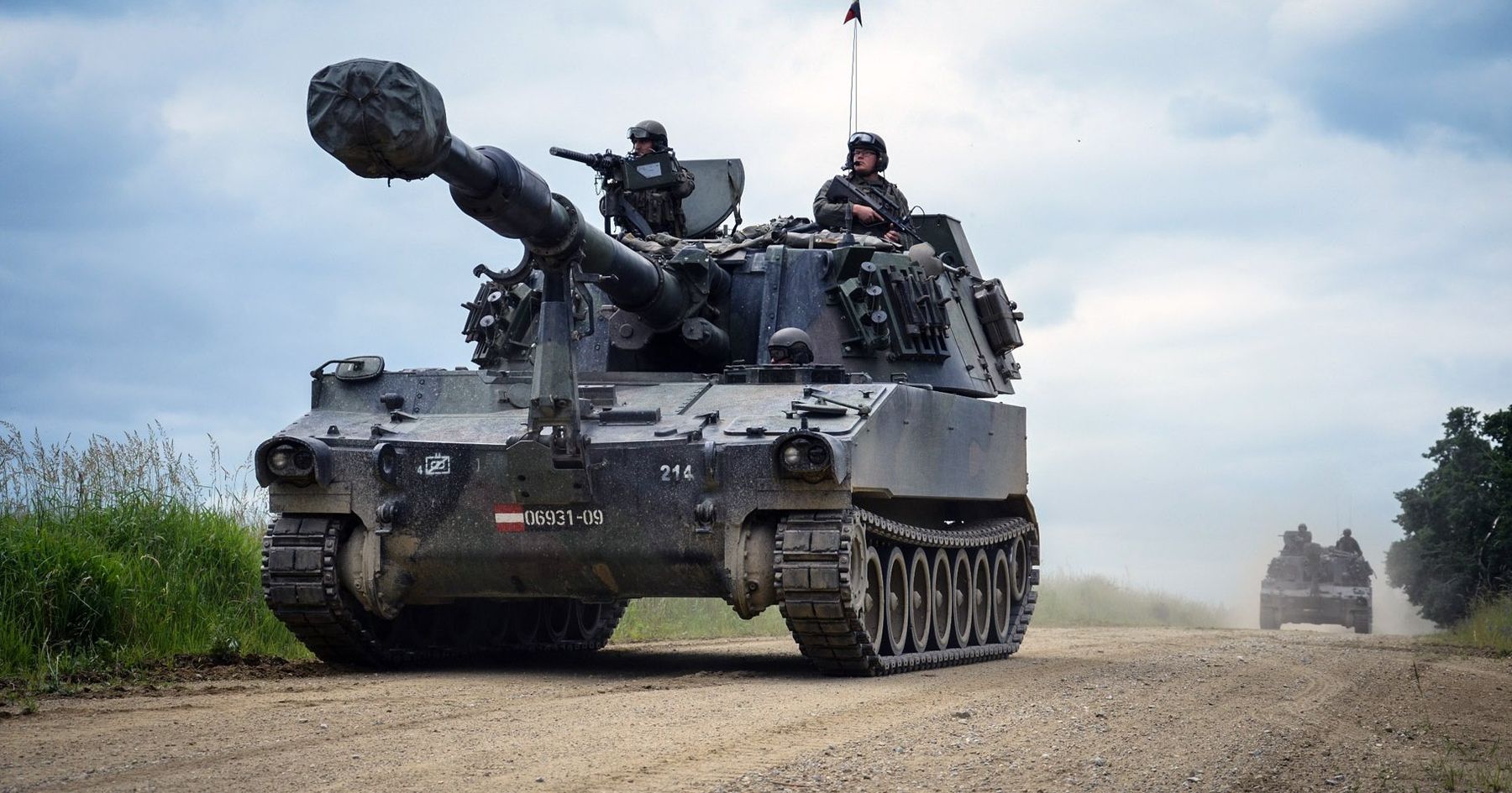 Panzerhaubitze M109 des Artillerieregiments 2