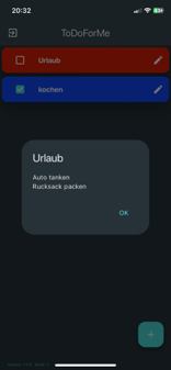 Flutter Lernprojekt: ToDoForMe App Screenshot 6